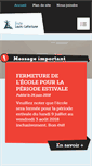 Mobile Screenshot of louis-lafortune.csdgs.qc.ca